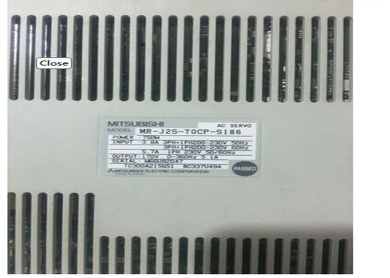 MR-J2S-40CP-S186 Servo-entraînement industriel Disponibilité du stock et puissance de 400 W