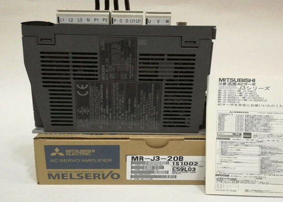 Mitsubishi Melservo MR-J3-20B Servo à courant alternatif industriel 200W Sortie 170V 1,5A Entrée 200-230V