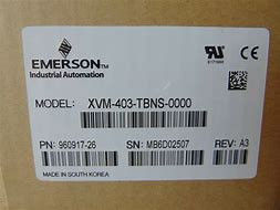 Le moteur de servomoteur industriel Emerson XVM-403-TBNS-0000 Nouveau original