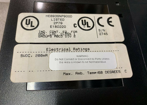 GE Fanuc HE693SNP900 Produit d'automatisation Horner PLC électrique