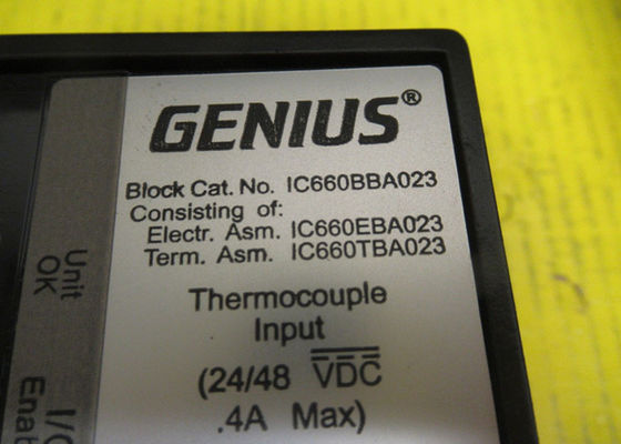 GE Fanuc IC660BBA023 6 circuits d'entrée, 24 à 48 volts de courant continu de puissance de bloc, -25 mV à 150 mV de mesures de tension