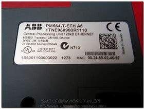 ABB nouvelle série contrôleur logique PLC PM564-T-ETH 128KB original