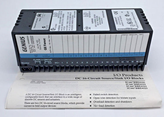 L'IC660BBD020 est un génie bloc I/O, précédemment fabriqué par GE Fanuc, sous Emerson Automation