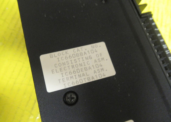 L'IC660EBA104 est un composant du module d'entrée/sortie Genius Block de GE Fanuc Automation maintenant sous Emerson Automation
