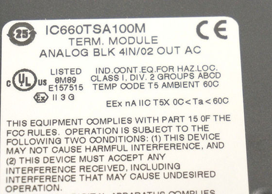 L'ensemble terminal GE Fanuc IC660TSA100 est l'ensemble terminal pour un bloc d'E/S.