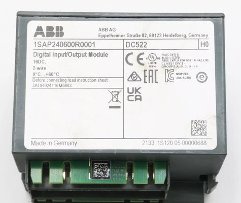 PLC 24V numérique I O module DC522 1SAP240600R0001 ABB tout neuf