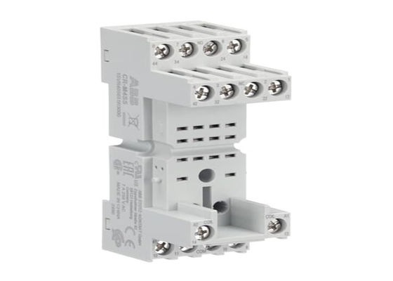 ABB CR-M4SS prise standard pour relais 2c/o ou 4c/o CR-M,La prise CR-M4SS est de la gamme de relais CR-M (miniature)