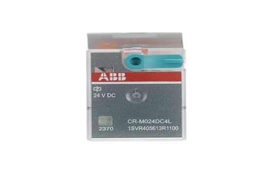 Le relais d'interface brancheable ABB CR-M024DC4L 1SVR405613R1100 est un relais miniature.