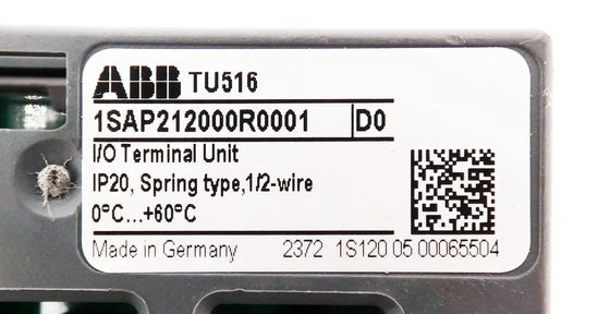 TU516 1SAP212000R0001 Module numérique I O 24V Marque ABB Nouveau boîtier