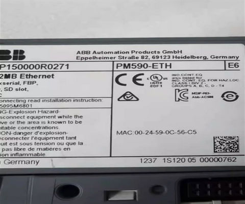 ABB PM590-ETH 1SAP150000R0271 Contrôleur logique programmable
