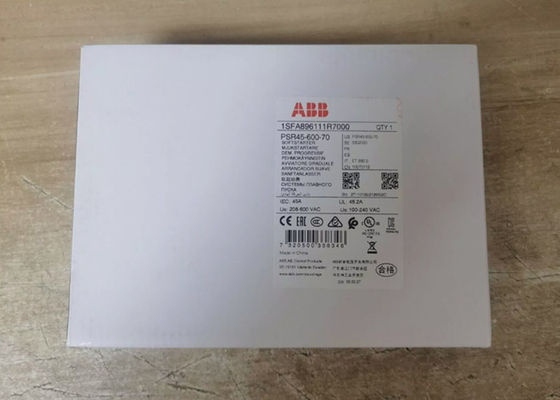 ABB PSR45-600-70 1SFA896111R7000 Un courant de fonctionnement nominal maximal de 45 A avec une portée de tension de fonctionnement