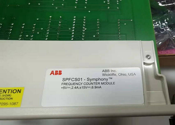 Module de compteur de fréquence ABB SPFCS01 pour le rack d'harmonie, deux canaux de vitesse de la turbine de 3 à 12,5 KHz remplacés
