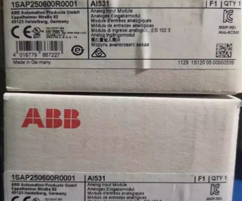 ABB 1SAP250600R0001 Entrée analogique RTD 8AI Module AI531