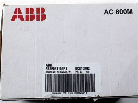 3BSE031155R1 BC810K02 Module de communication ABB Boîte originale neuve