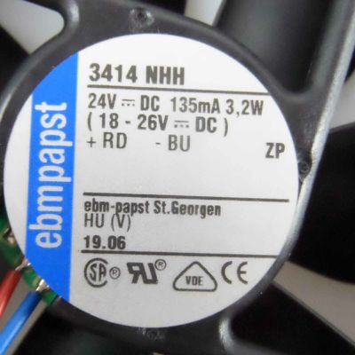 Compact 3414 NHH Ventilateur centrifuge industriel avec 35000 heures de vie L10