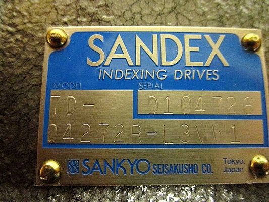 Le système de transmission de l'opérateur est équipé d'un boîtier de vitesses de 45 degrés pour Sandex 4.5e
