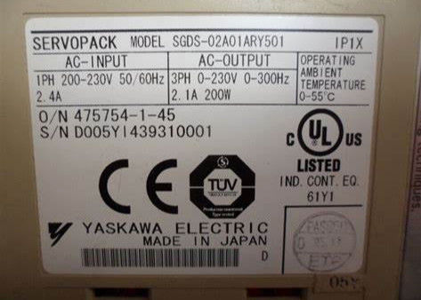 Système de contrôle vectoriel YASKAWA industriel lourd IP20 à IP66 de classe de protection 1,3 kW