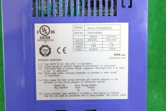 NSK M-EDC-PS3090AB502 MEDC Servo-entraînement de précision 450W 0-15A 0-30V CC industriel