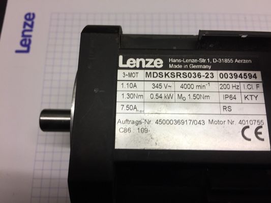 Lenze MDSKSRS036-23 Servo moteur POURCE nominale 0,54 kW