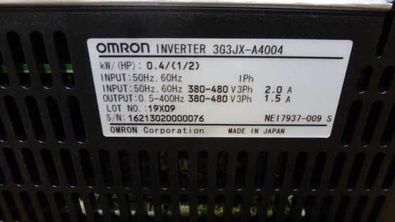 Servo moteur Omron 3G3JX-A4004 pour les applications industrielles