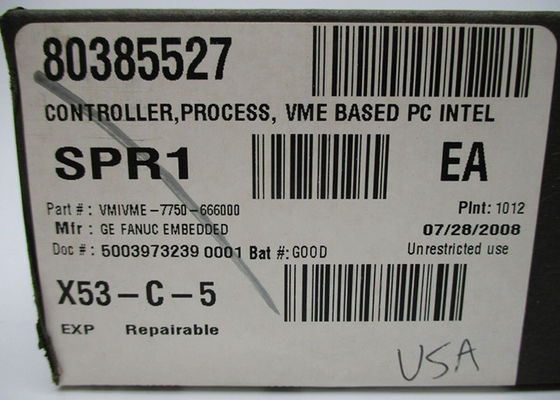 GE Fanuc Automation VMIVME-7750-666000 L'ordinateur VME à carte unique basé sur un processeur Pentium III