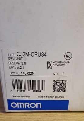 Omron CJ2M-CPU34 Rating de courant 5A Contrôleur programmable