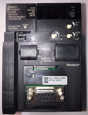 Omron CJ2M-CPU34 Rating de courant 5A Contrôleur programmable