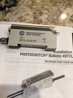 Capteur optique en fibre optique compact DIN pour l'automatisation industrielle