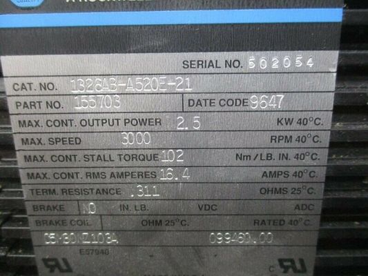 Servomotors de la série 1391-DES AC Servo Drive Compatible AB 1326AB-A520E-21 avec couple plus