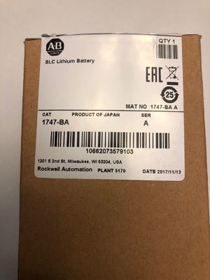 Conception compacte AB 1747-BA CompactLogix batterie 3V pour une installation facile