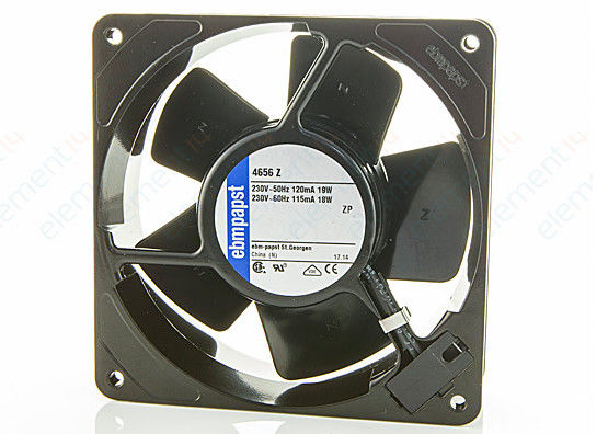 0.540 kg Ventilateur compact axiale à courant continu avec évacuation par-dessus les appuis Direction du débit d'air