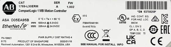 ALLEN-BRADLEY 1769-L30ERM Batterie de longue durée de vie conforme à la norme IP20 pour relais de sécurité