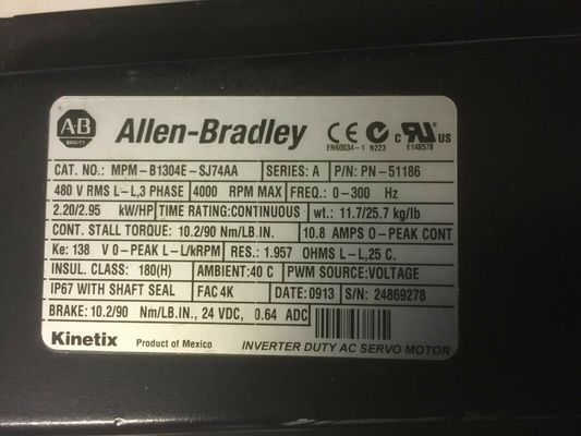 Le moteur de servo rotatif de la série MPM 480V AC