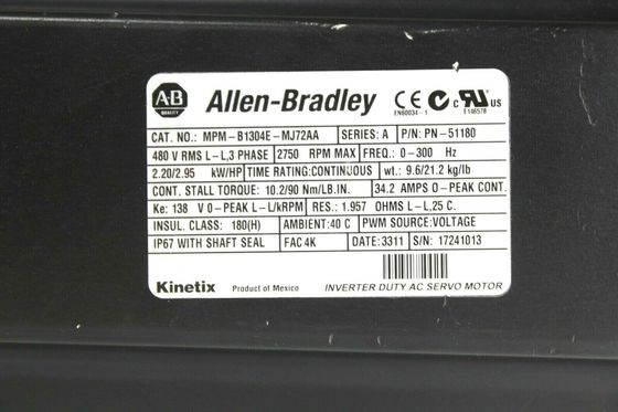 Le moteur de service rotatif de la série MPM 480V AC
