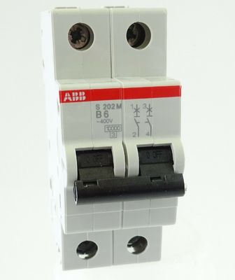 ABB 2cds272001r0065 s202m-b6 Détecteur de courant auxiliaire de la série S200