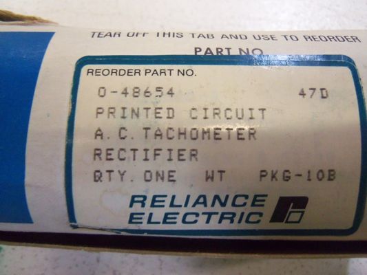 RELIANCE 0-48654 Plaque d'entraînement du tachomètre électrique pour PC