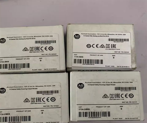 Module d'entrée numérique Allen-Bradley 1734-IB8S POINT 24V DC 8-Ch, équipé d'un évier de sécurité