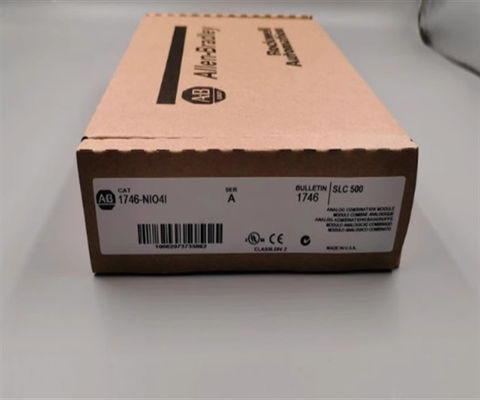 Le module analogique SLC 500 de Allen-Bradley 1746-NIO4I est équipé de deux entrées et deux sorties de courant.