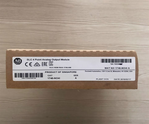Le module analogique SLC 500 de Allen-Bradley 1746-NIO4I est équipé de deux entrées et deux sorties de courant.
