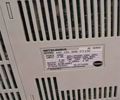 Commande 5KW servo triphasée d'amplificateur servo à C.A. de MR-J2S-40B-PY135 Mitsubishi