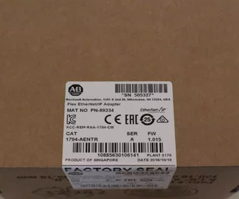 1756-L73S Contrôleur d'automatisation programmable Allen-Bradley Température nominale -20...55 Â°C -4...131 Â°F Idéal pour le secteur industriel