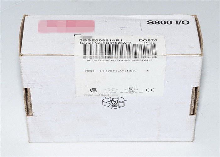 C.A./C.C du MODULE de SORTIE NUMÉRIQUE du module DO820 3BSE013250R1 d'entrée-sortie d'ABB DI821 S800 8 ch 230 V