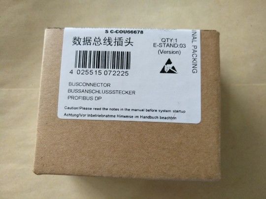 DP de 6ES7972-0BA12-0XA0 Siemens SIMATIC, prise de connexion pour PROFIBUS jusqu'à 12 Mbits/s de 90° de débouché de câble