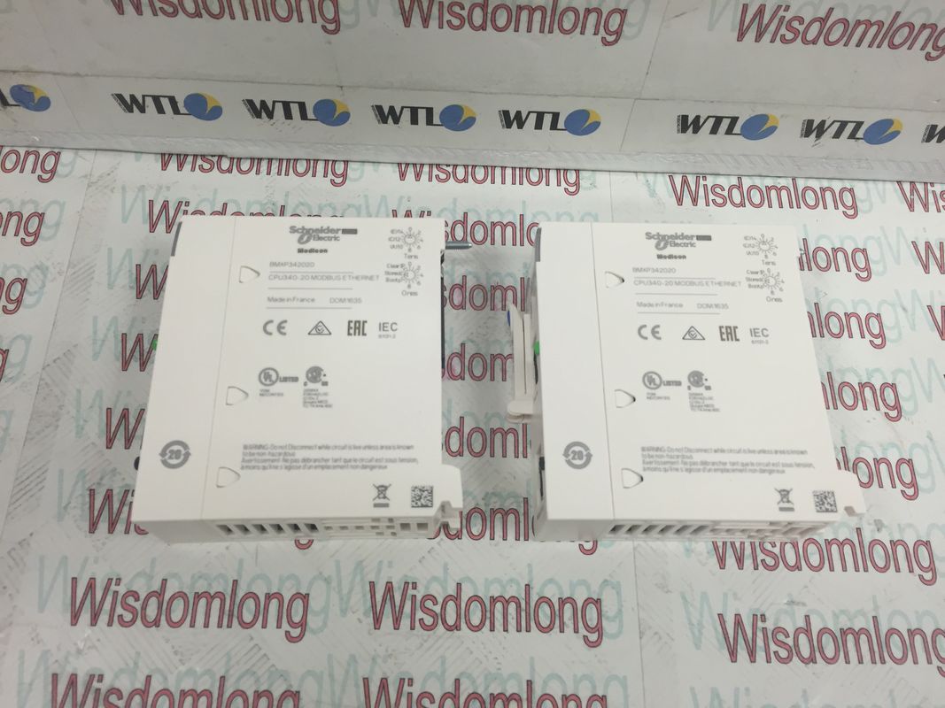 BMXP342020 processeur, Modicon M340, 1024 maximum de + entrée-sortie discrète 256 analogues, Modbus, Ethernet