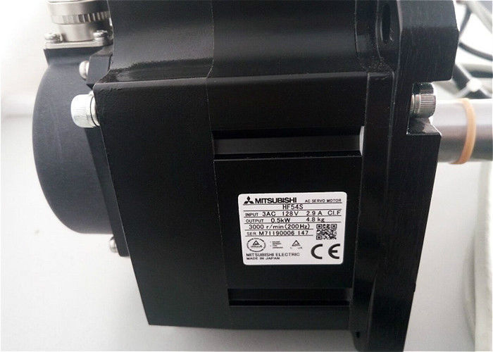 Série 0.5KW 3AC 128V 2.9A 3000r/min d'à haute fréquence de moteur servo à C.A. de Mitsubishi HF54S Industial toute neuve