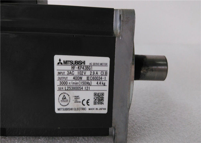 Moteur servo industriel HF-KP43BG1 de machine à coudre de Mitsubishi avec la vitesse 400W 102V 3000RPM