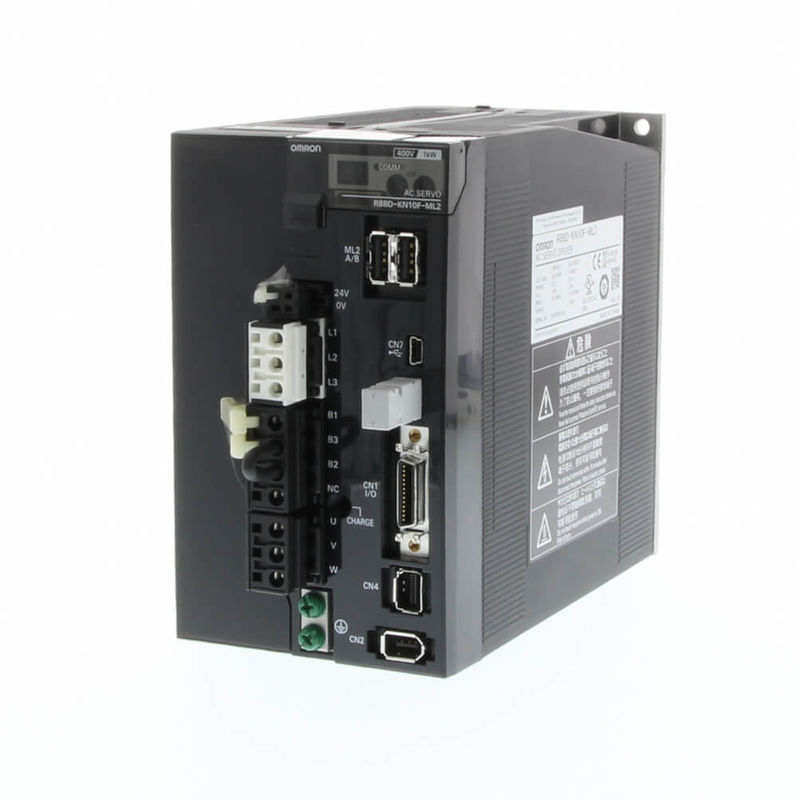 OMRON R88D-KT75F 3~ 400 VCA, type analogue/impulsion, 7,5 kilowatts