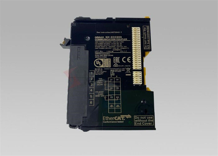 SORTIE de la SÉRIE ETHERCAT 10AMP 24VDC 63 INOUT 63 du COUPLEUR NX d'AUTOBUS d'Omron NX-ECC203