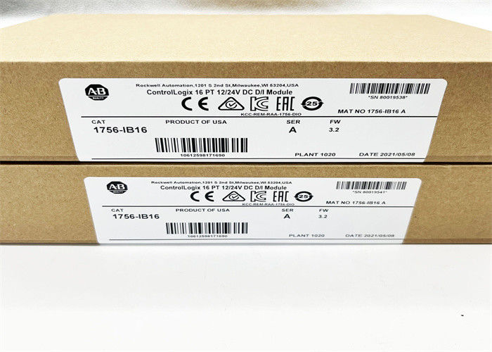Module d'entrée-sortie d'AB 1756-IB16 ControlLogix 2 millisecondes plus le temps choisi de filtre