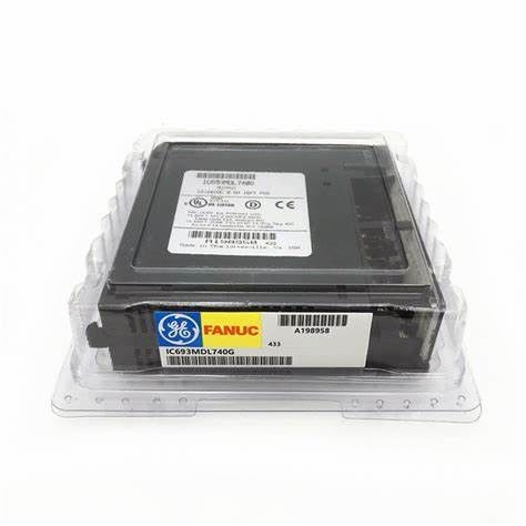 GE   IC693MDL740 est un module 12/24 positif du module de sortie de C.C de logique 740 12/24 volt de C.C
